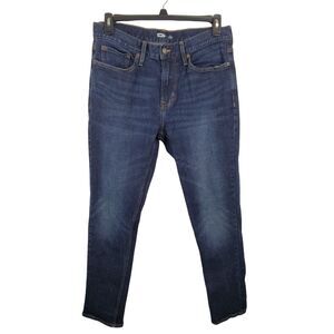 Old Navy Jeans 34x32 Mens High Rise Skinny Leg Dark Wash Denim Casual Bottoms